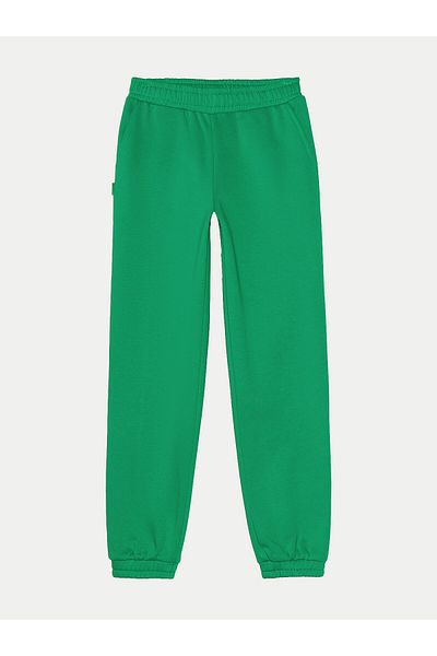 4F Pantaloni de trening pentru fete 4FJWAW24TTROF754 verzi