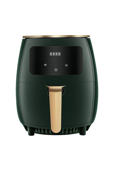 NEXTLY Hot Air Fryer, 6 Liters, 2400w, 8 Cooking Programs, Green