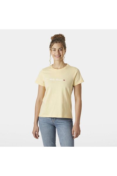Helly Hansen W Core Graphic T-Shirt 2.0 Hha.54592Yellowcream