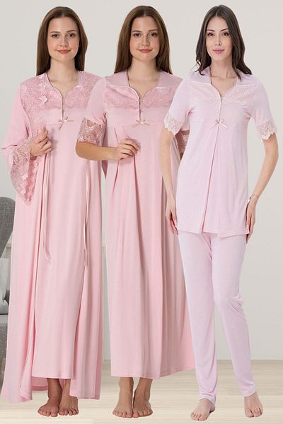 ByLohusa Effortt Pink Pregnant Maternity Set