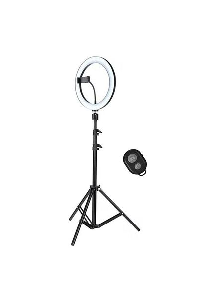 NEXTLY Lampa Circulara Profesionala Ring Light Led, , Diametru 26cm, Lumina Calda/rece/neutra, 9