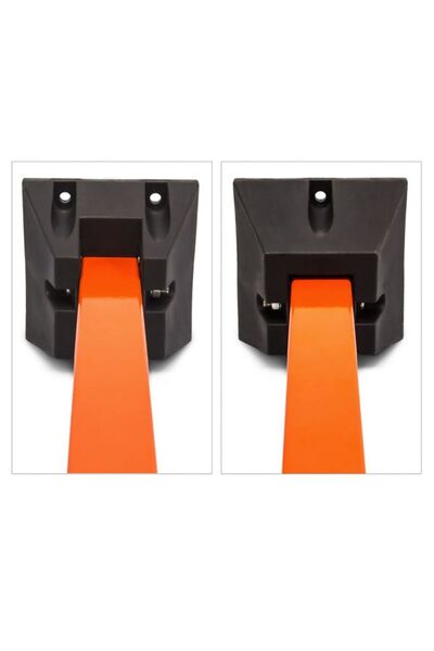 Relaxdays Set de 2 x Suport de perete pentru bicicletă, pliabil, max. 25 kg