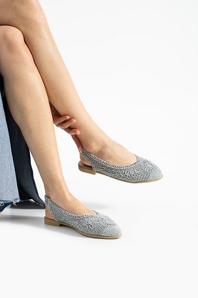 Moda Frato Modafrato ELORA Slaměné krajkové baleríny Dámské sandály Letní pohodlné boty