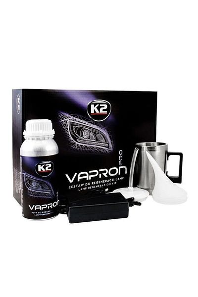 K2 Kit complet reconditionare faruri VAPRON + Rezerva refil VAPRON