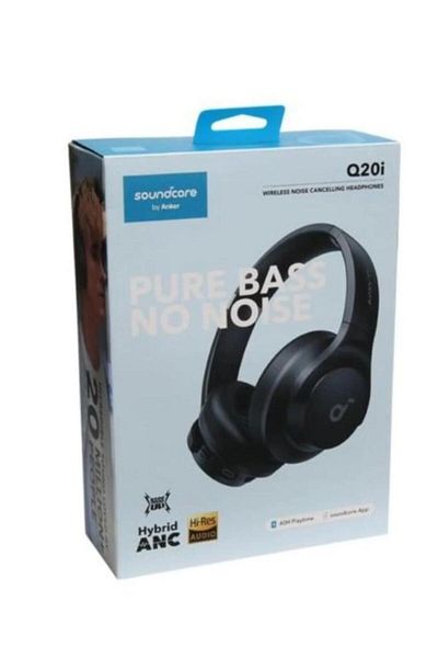 Anker Anker Soundcore Q20i Noise-Canceling Foldable Bluetooth Headphones, Black