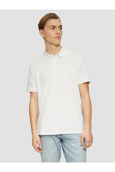 QS by s.Oliver Men's Cotton Polo Shirt, Regular Fit,
