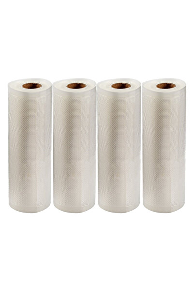 NEXTLY Σετ 4 σακουλών γενικής χρήσης για σκούπισμα σε κενό αέρος και σφράγιση τροφίμων, ανάγλυφες, πλενόμενες, συντήρησης