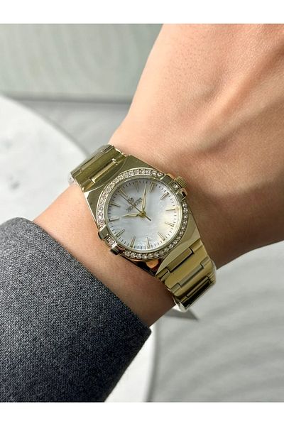 Homies Guaranteed Premium Women's Wristwatch Gold (White Dial) Rshms-219
