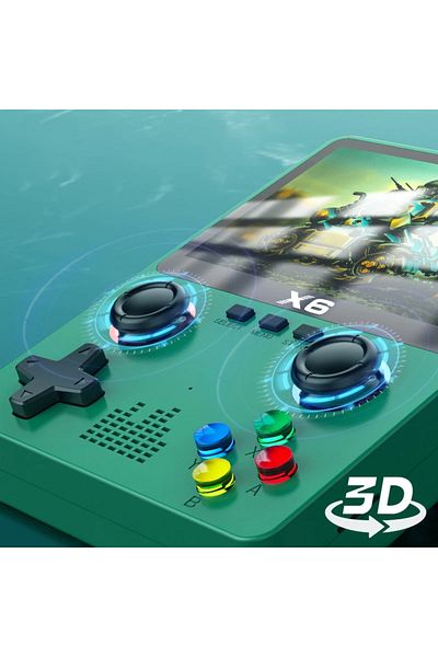 NEXTLY Portable Console 6000 Games, , X6, 3.5 Inch Screen, 640x480 Resolution, Hd, Sd Card Included
