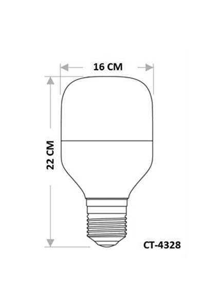 Cata Ct-4328 Torch E27 Duylu 65 Watt Led Tasarruflu Ampul Beyaz
