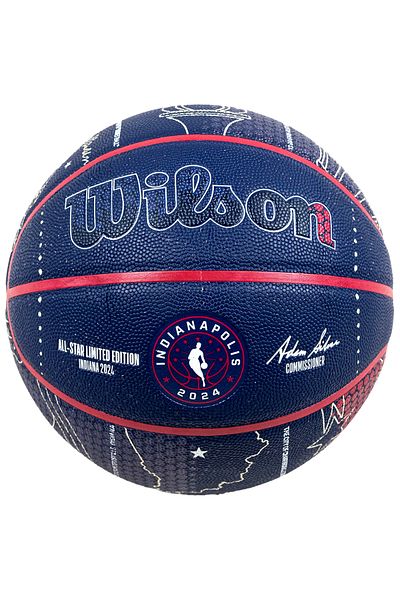 Wilson NBA All-Star 2024 Indianapolis Collector Ball, Unisex Basketball ball