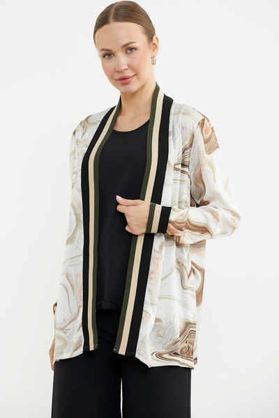 Sementa Комплект з двох крепових речей з візерунком - бежевий