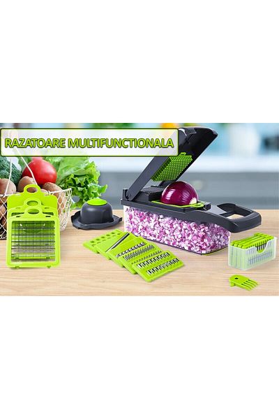NEXTLY Multifunctional Grater For Vegetables And Fruits, Interchangeable Blades For Slicing