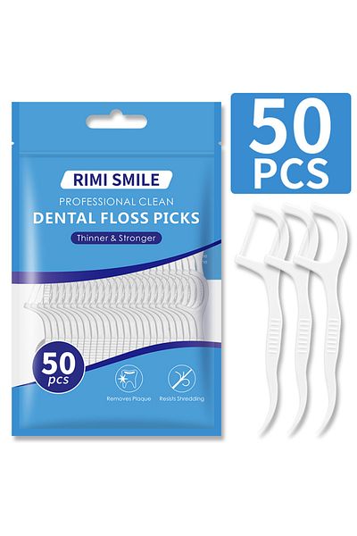 Choice 1 Bag Of 50pcs 600pcs/300pcs/100pcs/50pcs/30pcs - Dental Floss Stick - Interdental Cleaning Tool