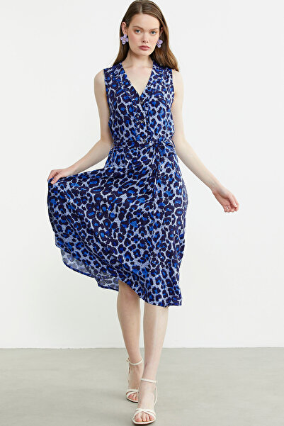 Sementa Rochie midi evazată cu model - Saks