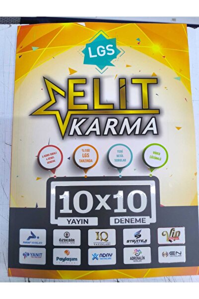 paraf yayınları 8. Sınıf Lgs Elit Karma Denemeler Video Çözümlü 2025