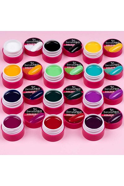 SensoPRO Milano Set de 12 geluri UV colorate SensoPRO Milano - Colecția Color Joy
