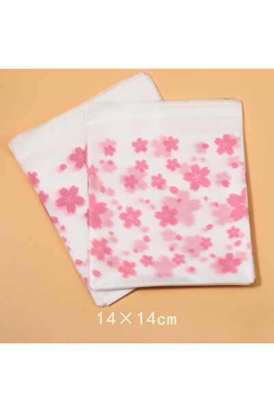 Choice 14x14cm 100pcs Plastic Packing Bags Flower Self-Adhesive Bags OPP Pouc...