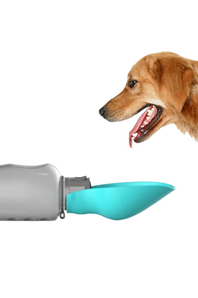 NEXTLY Sticla De Apa Portabila Pentru Caini Si Pisici , 800ml, Sistem De Blocare Al Apei