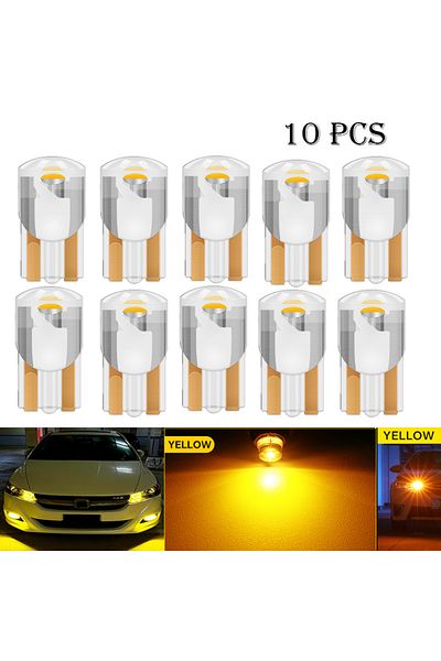 Choice T10 Yellow 10 Pcs Yirui New Led T10 194 W5w 7000k White Red 12v Automotive Reading Light High Bright
