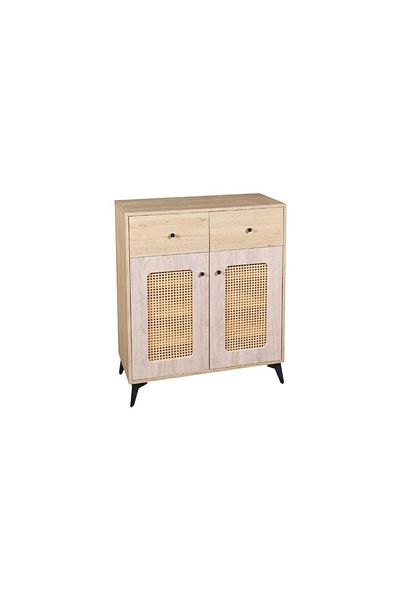 DECORA Multipurpose wardrobe with a modern design, brown color