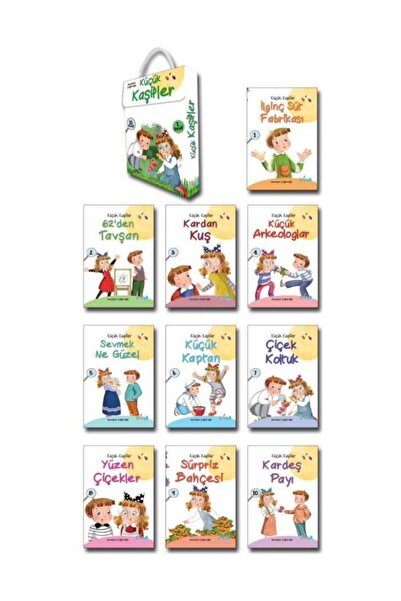 Dikkat Atölyesi Yayınları Küçük Kaşifler 1.sınıflar Için 10 Kitap Okuma Seti - Nurefşan Çağlaroğlu - Dikkat Çocuk