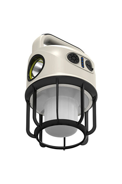 NEXTLY Portable LED Flashlight, Lantern Type, Two Light Sources, Flash Function, Brightness