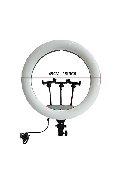 NEXTLY Professional Circular Ring Light Led Lamp, ,touch Control, diameter 45cm, 18inch, light