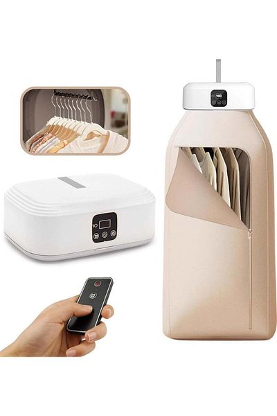 Denx Portable Clothes Dryer Electric Dryer Stretchable Foldable Laundry Dryer Machine with Bag And Timer