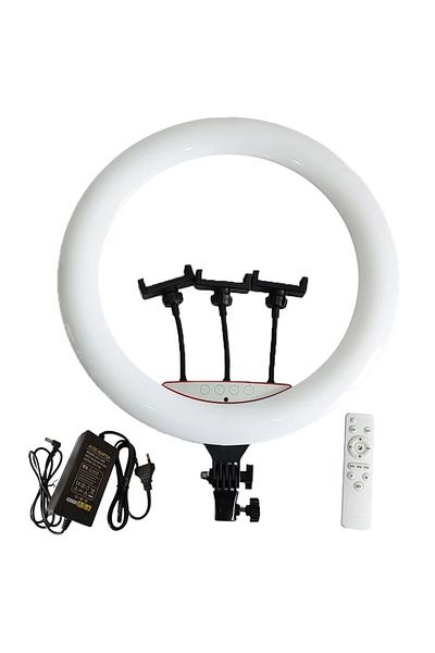 NEXTLY Lampa Circulara Profesionala Ring Light Led, , Touch Control, Diametru 56cm, 22inch, Lumina