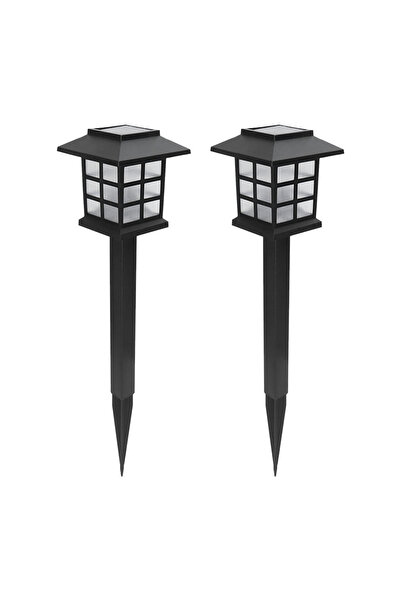 NEXTLY Set 2 Lampi Solare De Exterior Pentru Gradina , Cu Tarus, Tip Felinar,...