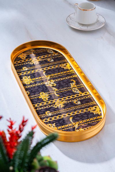 ACAR Kosmo Oval Glass Tray