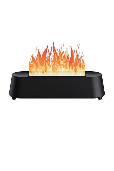 NEXTLY Umidificator De Aer Cu Difuzor De Aromaterapie Efect De Flacara , Iluminare Ambientala Rgb