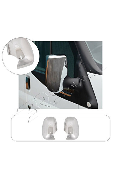 Genel Markalar Ford Transit Uyumlu 1998-2002 Krom Ayna Kapağı 2 Parça Paslanm...