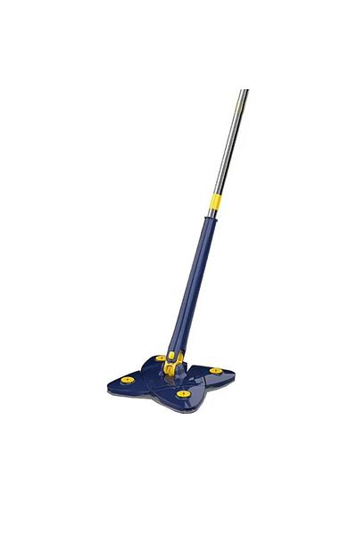 NEXTLY Mop Multifunctional Pentru Suprafete Uscate Si Umede, Cap Forma De Stea Rotativ 360°