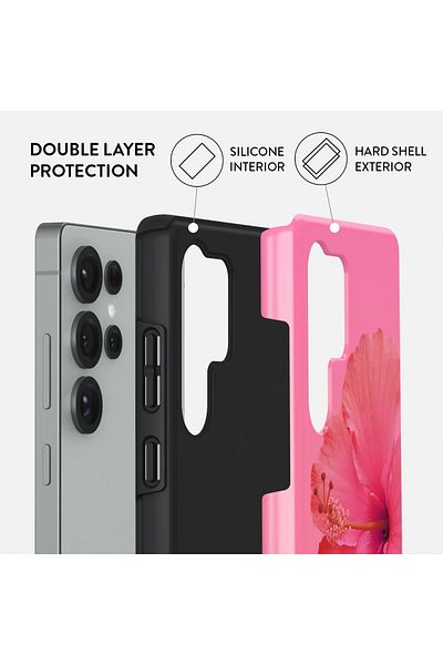 Samsung Burga Case Galaxy S25ultra Hybrid 2 Layer Hard Shell Silicone Protective, Scratch Resistant