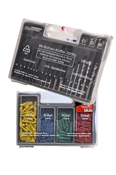Biandeco Çantalı 300'lü Matkap Ucu ve Dübel Seti | Delme, Montaj ve Tamirat İ...