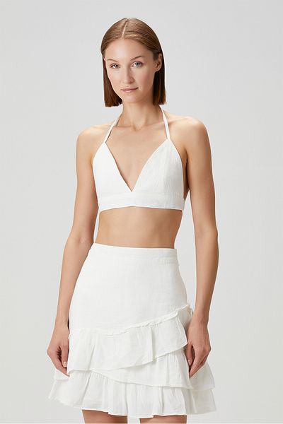 Barine Tiny Bustier White