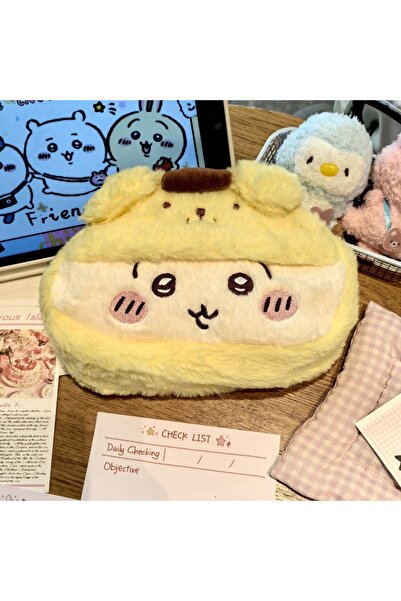 Choice1 B Anime Chiikawa Plush Pen Case Cartoon Usagi Hachiware Stationery Box Chiikawa Large Capacity Pen .