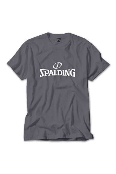 WAKHA تي شيرت أبيض سبالدينج ملون رمادي اللون مقاس XS