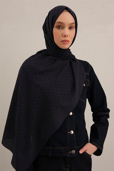 Armine Link Pattern Bamboo Cotton Shawl 02