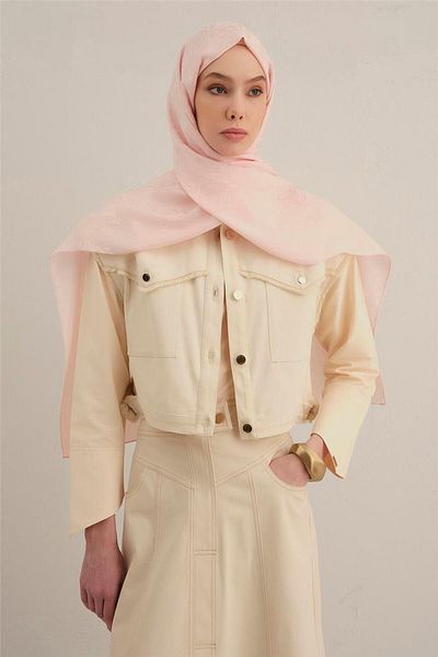 Armine Lyocell Naia Square Monogram Shawl 6 39