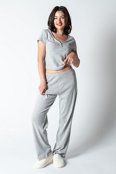 SCREENSHOT Women's Short Sleeve Cotton Pajama Set / Breathable Fabric / with Different Color Options