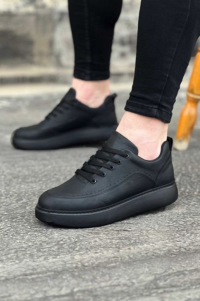 Wagoon Wg162 Charcoal Orthopedic Sole Men's Casual Shoes