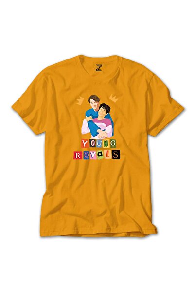 CrowsGate Tricou galben de cuplu Young Royals