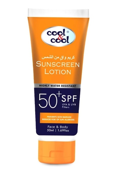COOL & COOL لوشن واقي من الشمس بعامل حماية 50