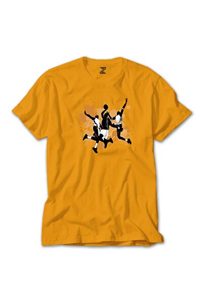 WAKHA Μπλουζάκι Baller Brown Stain Yellow