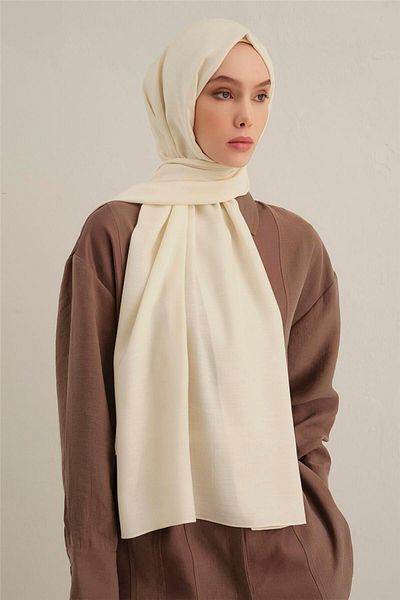 Armine Logo Drop Cotton Silk Shawl 58