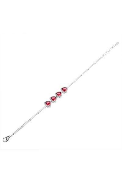 Sterling Silver Brăţară din argint 925 - ZIRCON ROZ