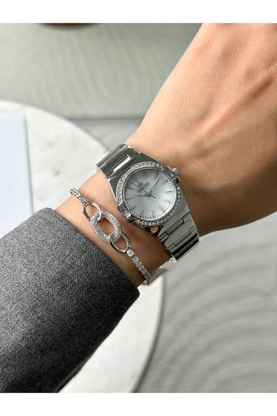 Homies Guaranteed Premium Women's Wrist Watch Silver (White Dial) Rshms-220